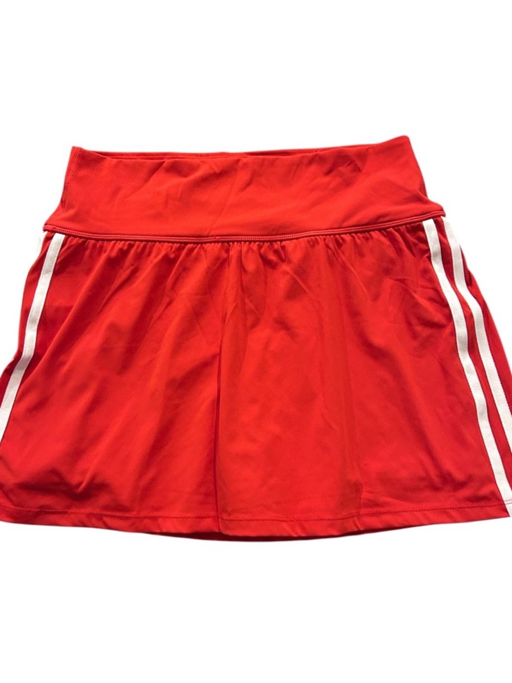 Halara SoftlyZero High Waisted Mini Skort Red Side Stripe Size Medium NEW - Picture 3 of 10